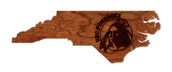 UNC Pembroke Wall Hanging UNC Pembroke on Outline