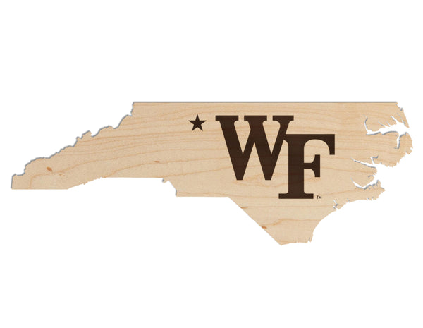 Wake Forest University Wall Hanging WF on State