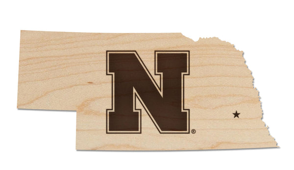 Nebraska-Lincoln Wall Hanging Block N on State