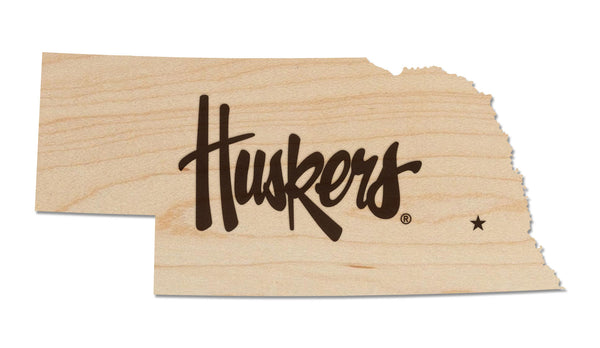 Nebraska-Lincoln Wall Hanging Huskers on State
