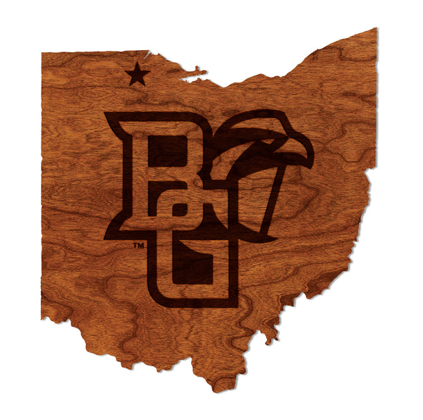 Bowling Green State University Wall Hanging Falcon on State