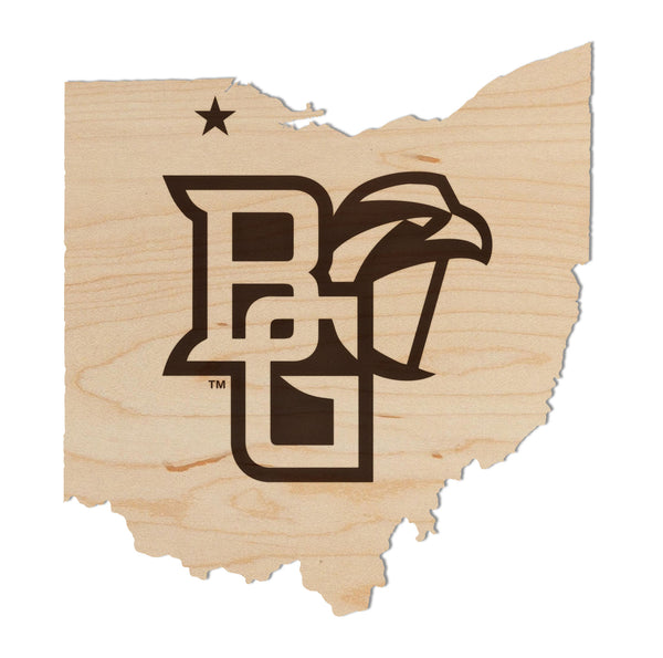 Bowling Green State University Wall Hanging Falcon on State