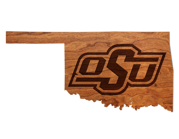 Oklahoma State - Wall Hanging - Crafted from Cherry or Maple Wood