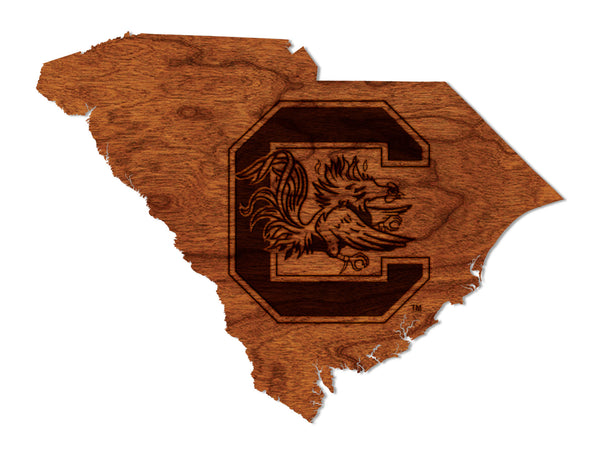 USC South Carolina Wall Hanging Gamecock C on State