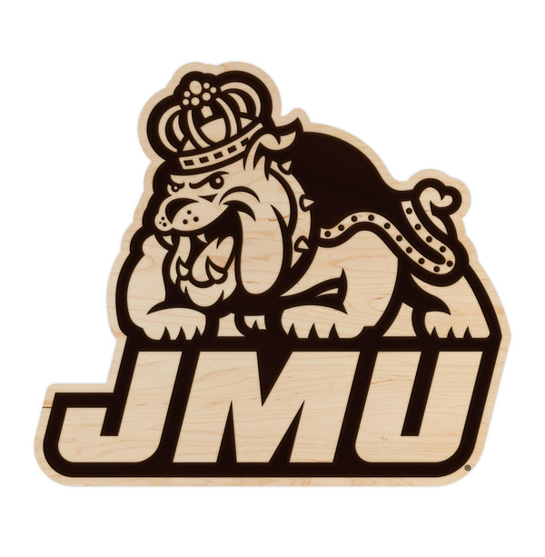 James Madison University Duke Dog Tiny Maple Wall Hanging