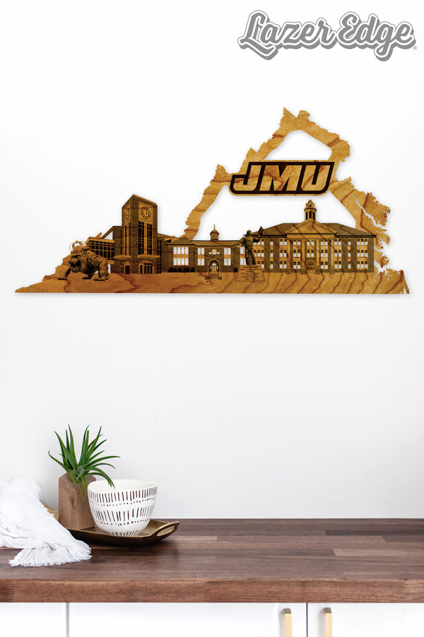 JMU Wall Hanging JMU Skyline