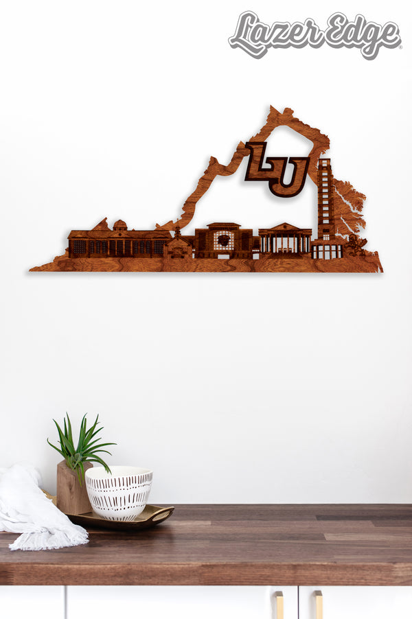 Liberty University Wall Hanging Liberty Skyline
