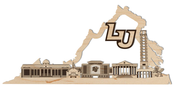 Liberty University Skyline Medium Wall Hanging