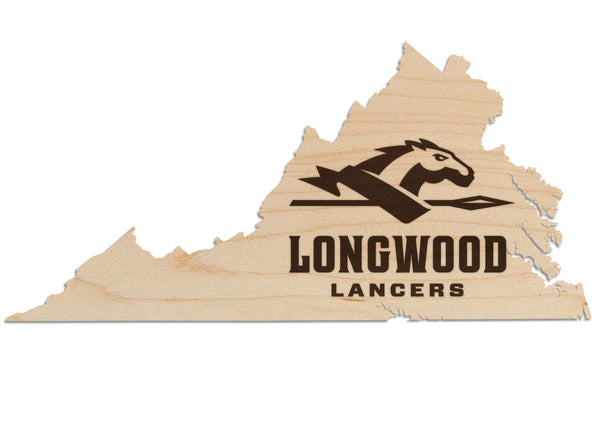 Longwood University Wall Hanging Longwood University Primary Mark on State