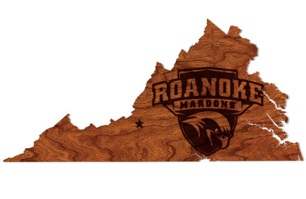 Roanoke College Wall Hanging Roanoke College Athletic Logo on State