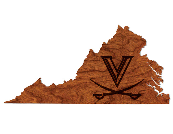 Virginia, University of Wall Hanging V Sabre on State