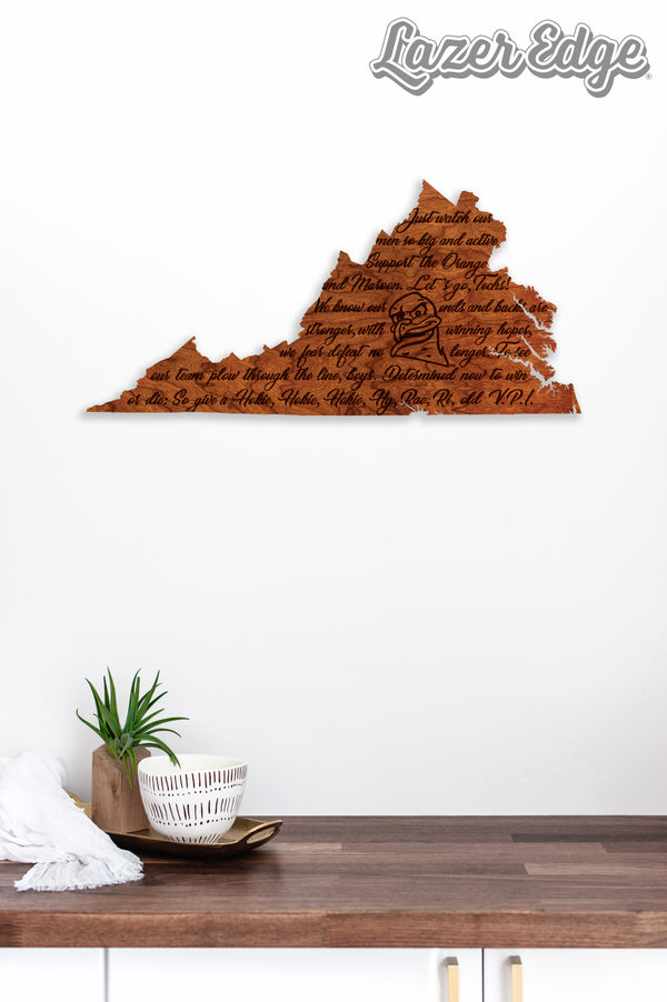 Virginia Tech Wall Hanging Fight Song