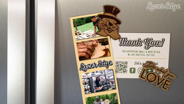 Wake Forest University Demon Deacon Magnet - Crafted from Cherry or Maple Wood - Wake Forest Demon Deacons