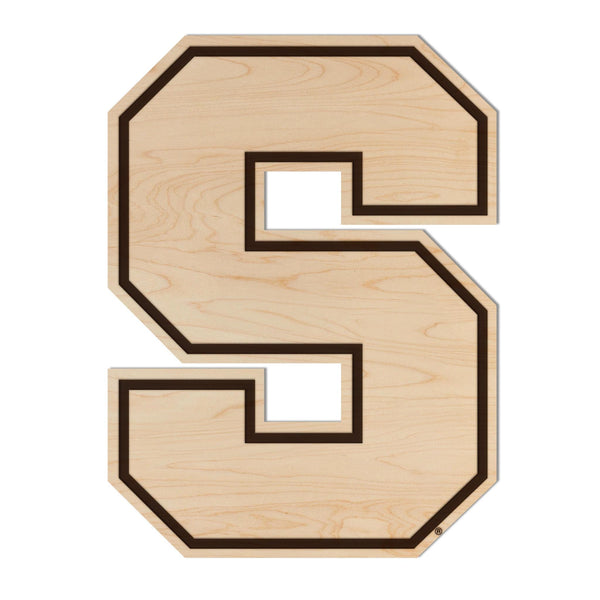 Syracuse University S Wall Hanging – Crafted from Cherry and  Maple Wood - Syracuse Orangemen