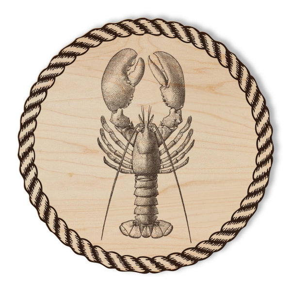 Lobster Coaster – Crafted from Cherry or Maple Wood