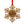 Load image into Gallery viewer, University of Arkansas Razorbacks Snowflake Ornament – Crafted from Cherry and Maple Wood - Arkansas Razorbacks
