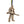Load image into Gallery viewer, West Virginia University Mountaineer Cutout Ornament – Crafted from Cherry and Maple Wood – West Virginia Mountaineers
