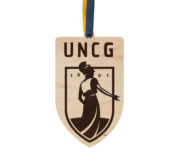 University of North Carolina Greensboro Institution Mark – Crafted from Cherry or Maple Wood – UNCG Spartans