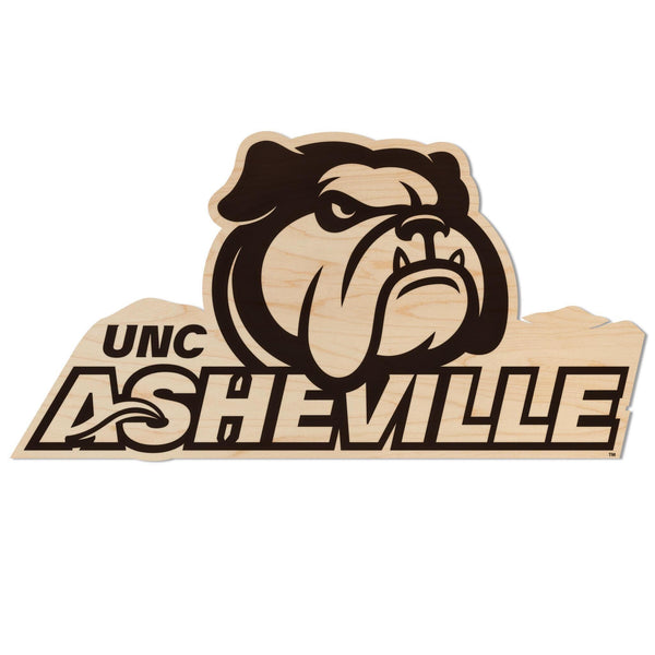 UNC Asheville Logo Cutout Wall Hanging – Crafted from Cherry and  Maple Wood