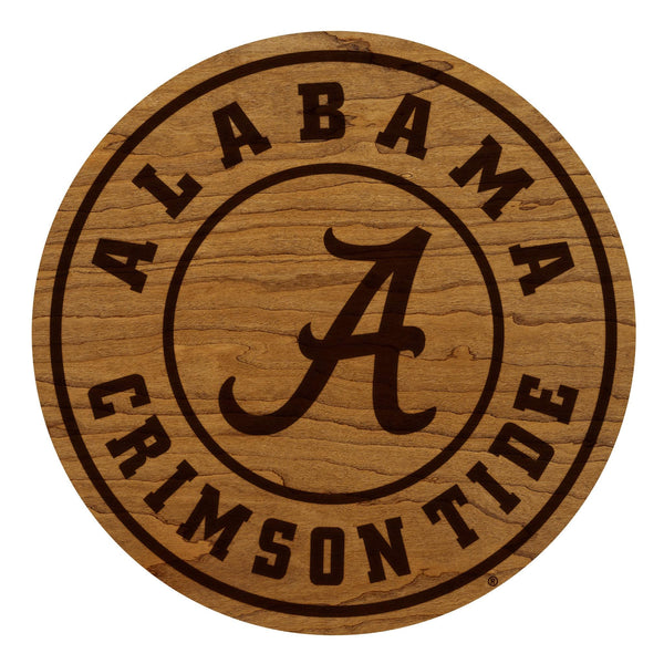 University of Alabama Crimson Tide Cutout Wall Hanging – Crafted from Cherry and  Maple Wood - Alabama Crimson Tide