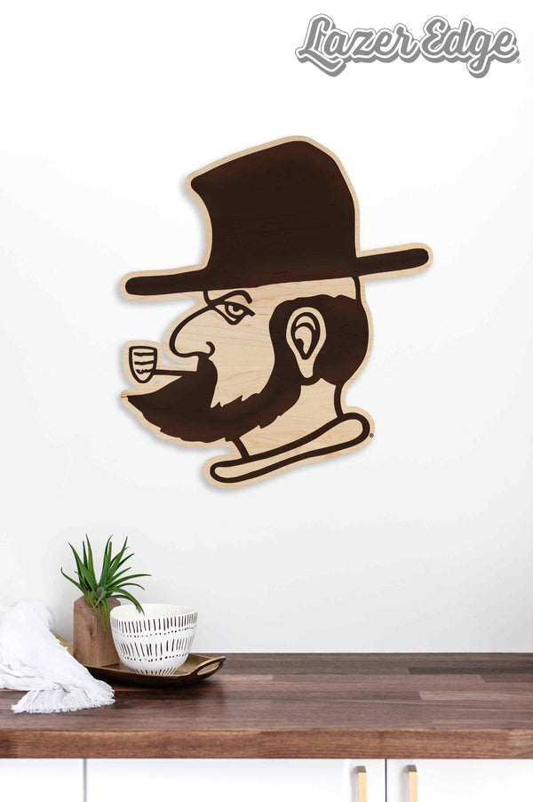 Appalachian State University (ASU) Yosef Head Wall Hanging - Crafted from Cherry or Maple Wood - ASU Mountaineers
