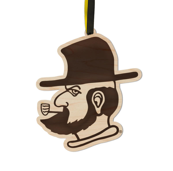 Appalachian State University Yosef Ornament – Crafted from Cherry and Maple Wood – App State Mountaineers