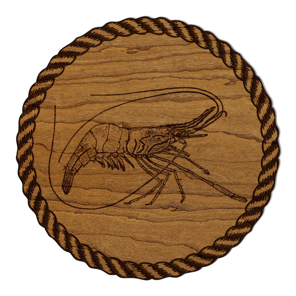 Shrimp Coaster – Crafted from Cherry or Maple Wood