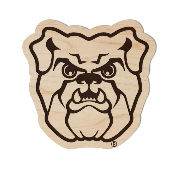 Butler University Bulldog Magnet - Crafted from Cherry or Maple Wood - Butler Bulldogs
