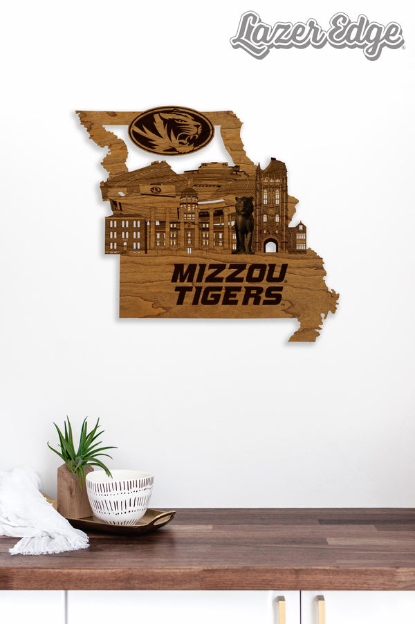 University of Missouri Skyline Wall Hanging – Crafted from Cherry and  Maple Wood