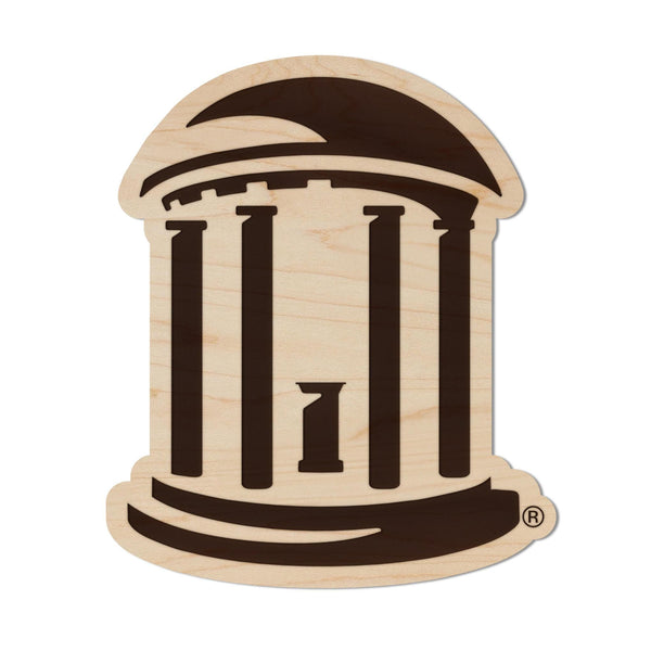 University of North Carolina Chapel Hill Old Well Magnet - Crafted from Cherry or Maple Wood - UNC Tar Heels