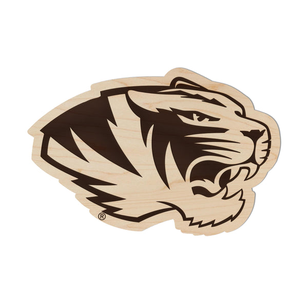 University of Missouri Tiger Magnet - Crafted from Cherry or Maple Wood - Missouri Tigers
