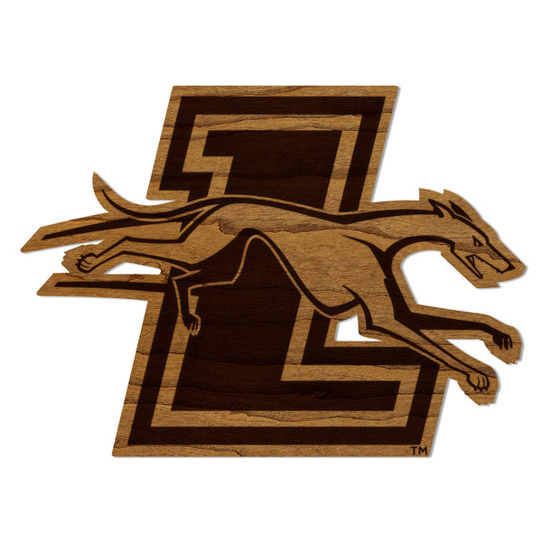 Loyola University Maryland Logo Magnet - Crafted from Cherry or Maple Wood - Loyola Maryland Greyhounds