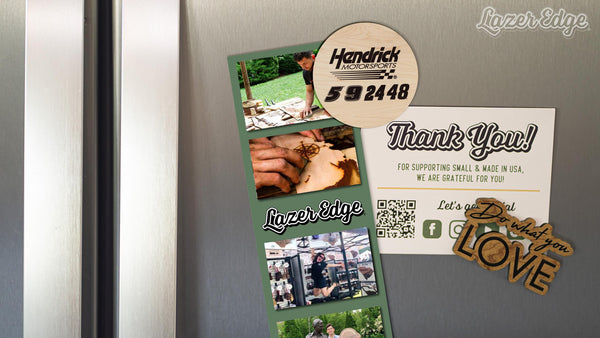 Hendrick Motorsport Drivers Wooden Magnet | Crafted from Cherry and Maple Wood | Made in USA | Officially Licensed by Hendrick Motorsport