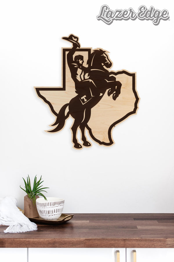 Tarleton State University Spirit Mark Wall Hanging – Crafted from Cherry and  Maple Wood - Tarleton State Texans