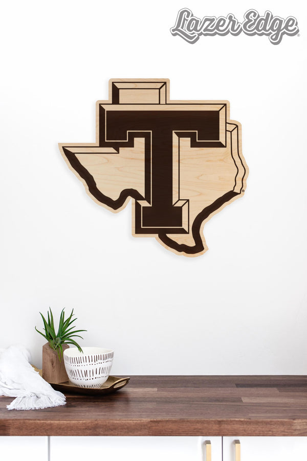 Tarleton State University Institutional Mark Wall Hanging – Crafted from Cherry and  Maple Wood - Tarleton State Texans