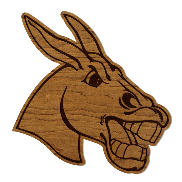 University of Central Missouri Mule Logo Wall Hanging – Crafted from Cherry and  Maple Wood - Central Missouri Mules