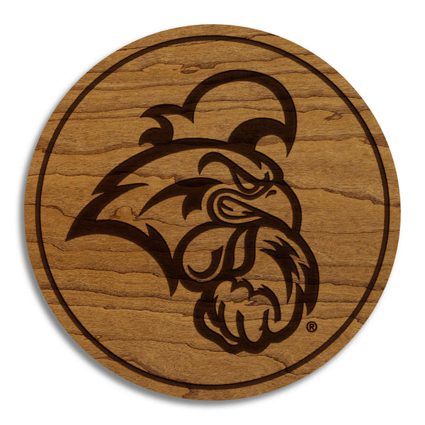 Coastal Carolina University Chanticleers Coaster – Crafted from Cherry or Maple Wood – Coastal Carolina Chanticleers