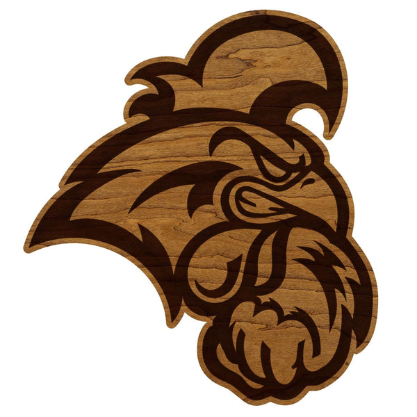 Coastal Carolina University Chanticleers Wall Hanging - Crafted from Cherry or Maple Wood - Coastal Carolina Chanticleers