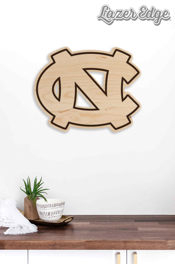 University of North Carolina Interlocked NC Wall Hanging – Crafted from Cherry and  Maple Wood - UNC Tarheels