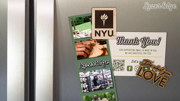 New York University NYU Magnet - Crafted from Cherry or Maple Wood - NYU Bobcats