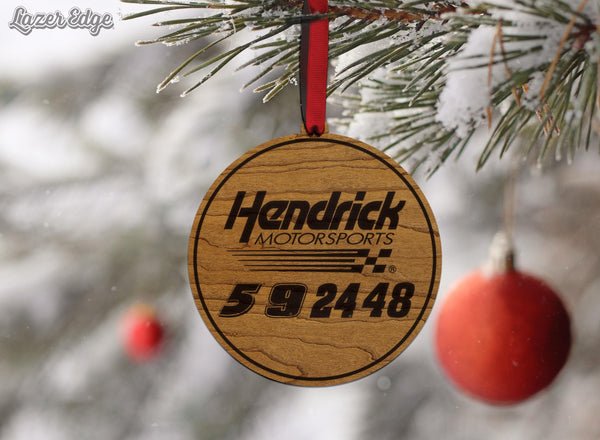 Hendrick Motorsports Drivers Wooden Ornament | Crafted from Cherry and Maple Wood | Made in USA Officially Licensed by Hendrick Motorsports
