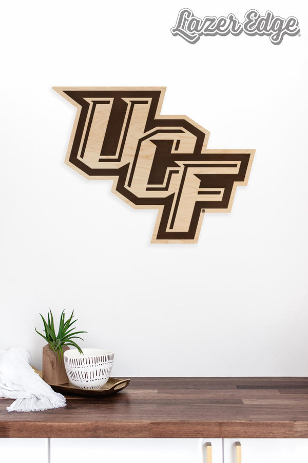 University of Central Florida UCF Cutout Wall Hanging – Crafted from Cherry and  Maple Wood - UCF Knights