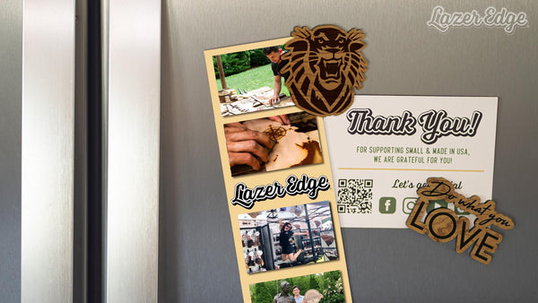 Fort Hays State University Tigers Magnet - Crafted from Cherry or Maple Wood - Fort Hays State Tigers