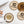 Load image into Gallery viewer, The Citadel Military College Athletic Logo Coasters – Crafted from Cherry and Maple Wood – The Citadel Bulldogs
