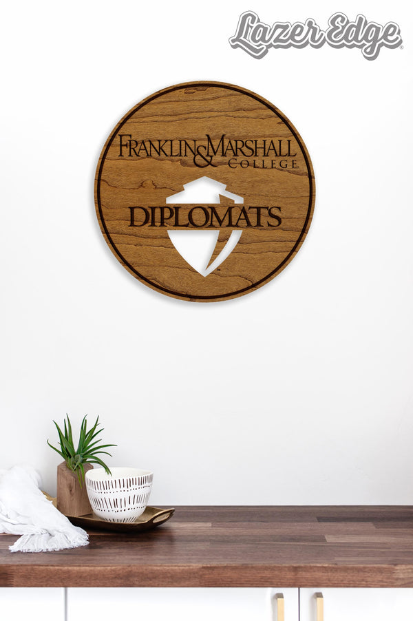 Franklin & Marshall Logo Cutout Wall Hanging – Crafted from Cherry and  Maple Wood - Franklin and Marshall College