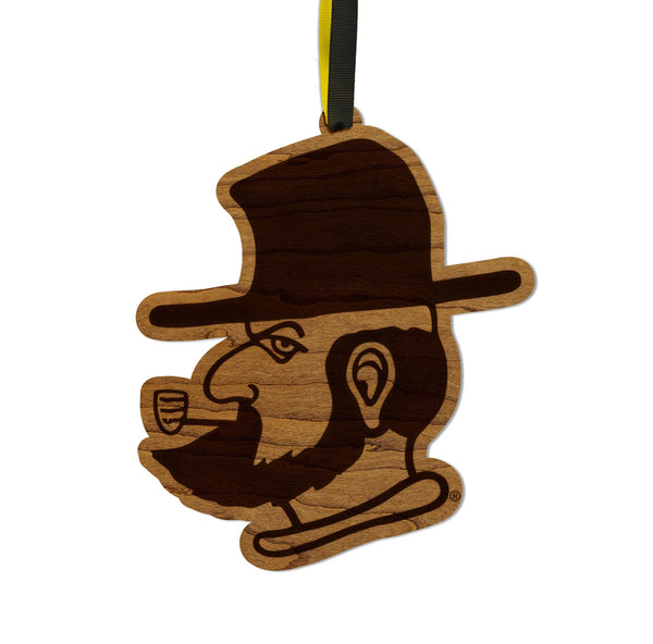 Appalachian State University Yosef Ornament – Crafted from Cherry and Maple Wood – App State Mountaineers