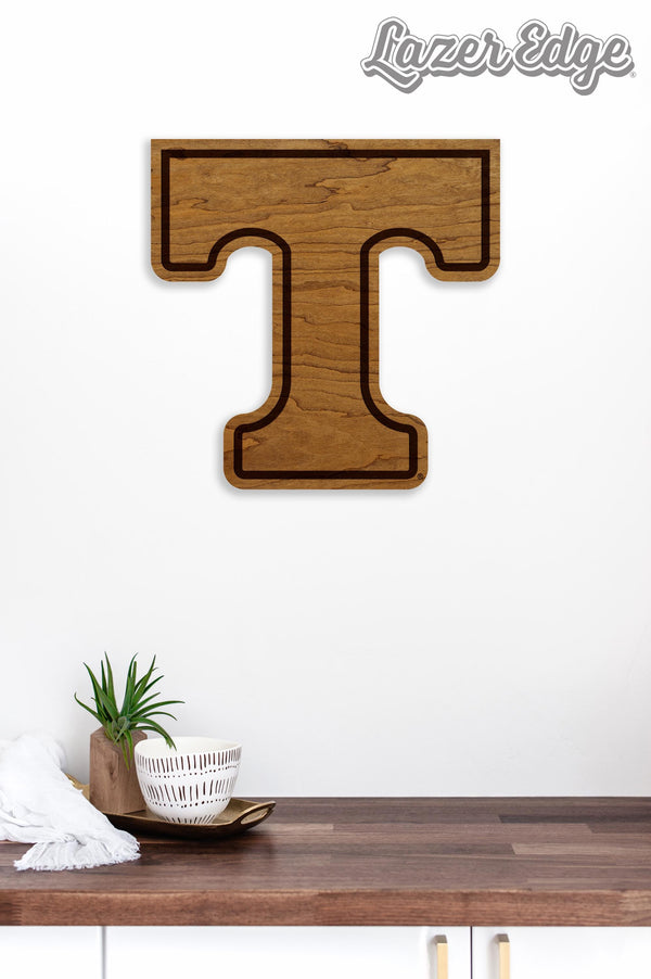 University of Tennessee Power T Wall Hanging – Crafted from Cherry and  Maple Wood - University of Tennessee Volunteers
