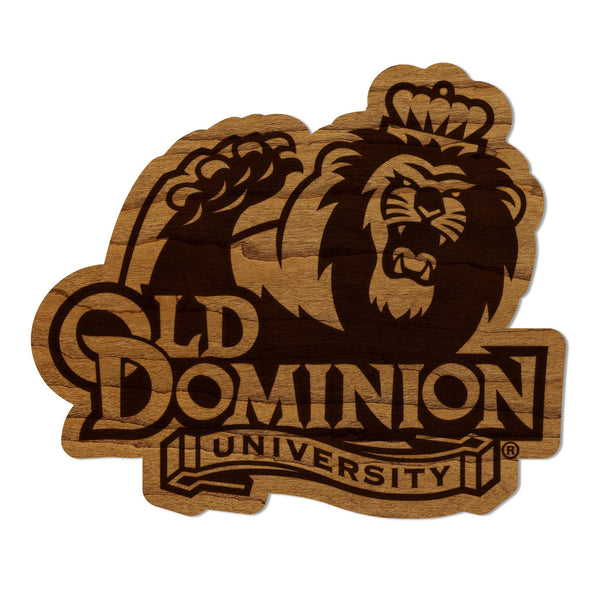 Old Dominion University Monarchs Magnet - Crafted from Cherry or Maple Wood - Old Dominion Monarchs