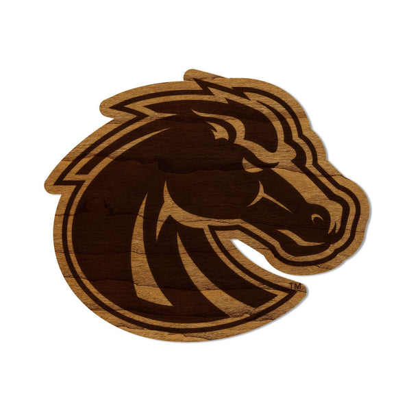 Boise State University Broncos Magnet - Crafted from Cherry or Maple Wood - Boise State Broncos