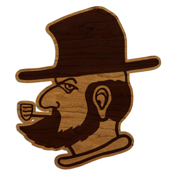 Appalachian State University (ASU) Yosef Head Wall Hanging - Crafted from Cherry or Maple Wood - ASU Mountaineers